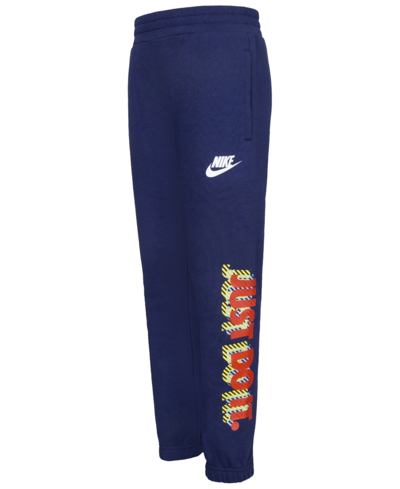 Nike Toddler Boys Active Joy French Terry Pants In Midnight Navy