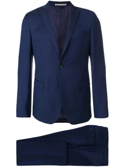 Paoloni Two Piece Suit In Blue