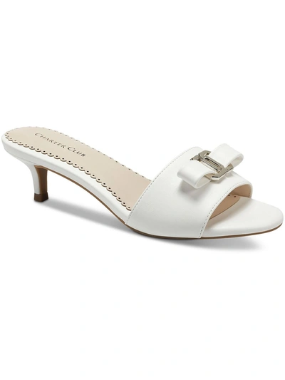Charter Club Tessaa Womens Open Toe Dressy Dress Sandals In Multi