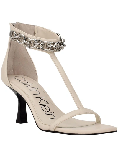 Calvin Klein Nova Womens Dressy Pumps Ankle Strap In Multi