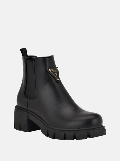 Guess Factory Arrived Chelsea Ankle Booties In Black