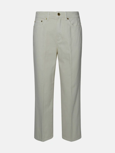 Michael Michael Kors Jeans Flare In Ivory