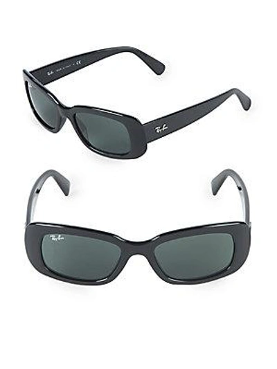 Ray Ban 50mm Logo Rectangle Sunglasses In Havana