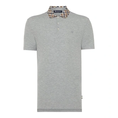 Aquascutum Coniston Club Check Collar Polo