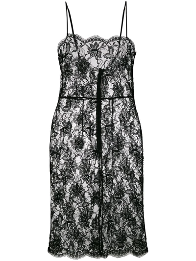 Gilda & Pearl Knightsbridge Midi Slip In Black