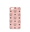 Mcm Iphone 6s/7/8 Case In Visetos Original In Soft Pink