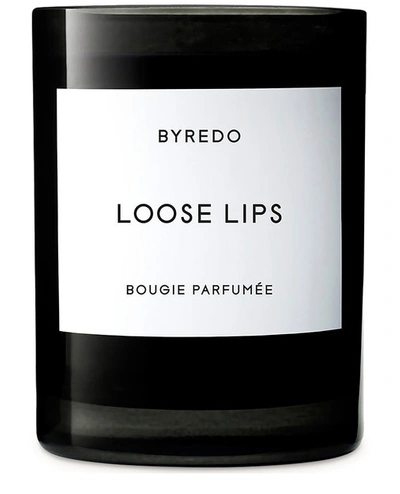 Byredo Loose Lips Scented Candle 240 G In Black