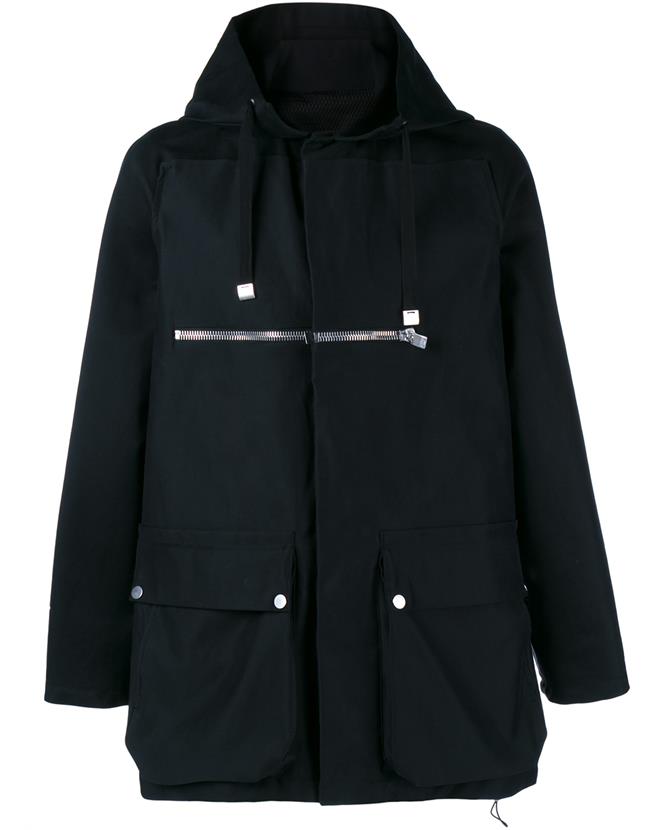 Balenciaga Hooded Parka Raincoat | ModeSens