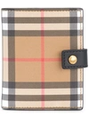 Burberry Vintage Check Folding Wallet