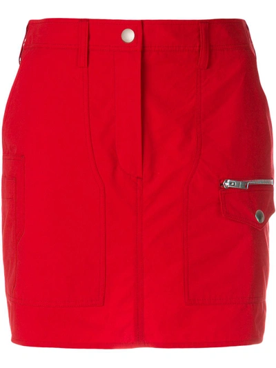 Courrèges Mini Skirt In Red