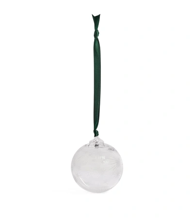 Harrods Crystal My First Christmas Bauble 2023 In Clear