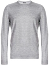 Drumohr Perfectly Fitted Sweater In Grey