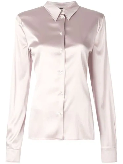 Tom Ford Long Sleeve Shirt In Pink