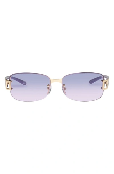 Aire Phoenix Sunglasses In Bright Gold / Lilac