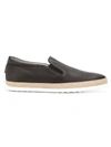 Tod's Flat Design Loafers In Brown