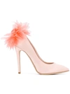 Olgana Feathered Pumps In Pink