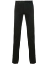Pt01 Slim-fitted Trousers  In Black