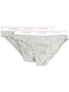 Dsquared2 Logo Band Brief Set In Grey