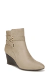 Lifestride Gio Wedge Bootie In Dover Microsuede