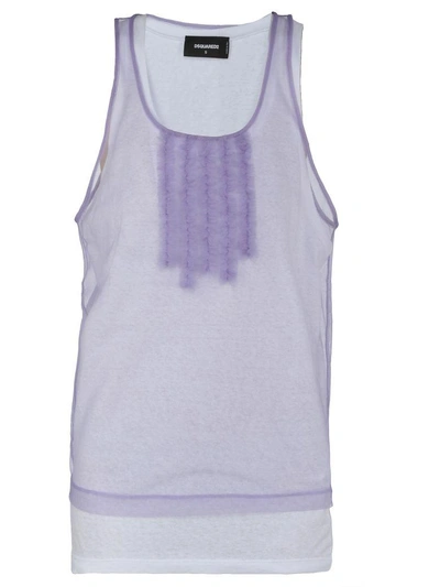 Dsquared2 Cotton T-shirt In Purple