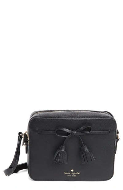 Kate Spade Hayes Leather Camera Bag In Black