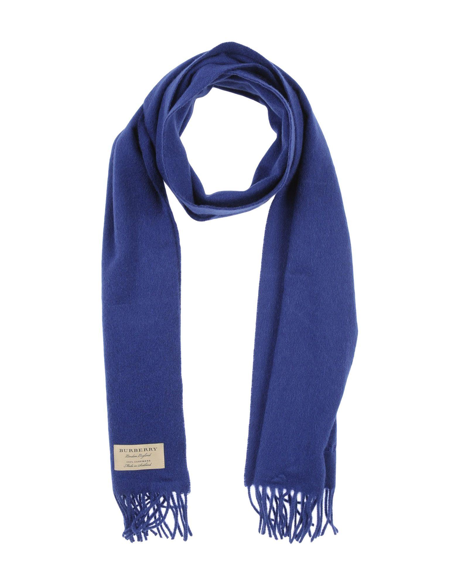 Burberry Oblong Scarves In Blue ModeSens