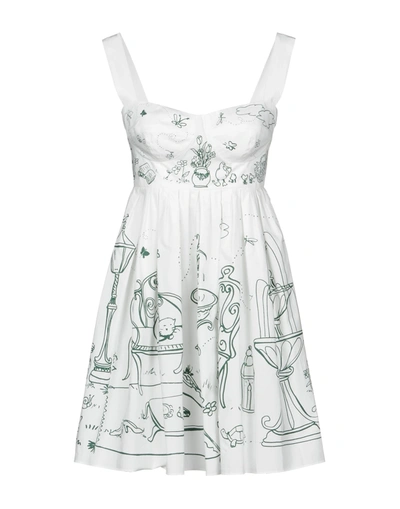 Dolce & Gabbana Short Dresses In White