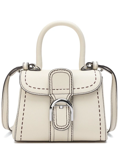 Tiffany & Fred Leather Satchel In White