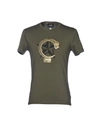 Class Roberto Cavalli T-shirt In Military Green