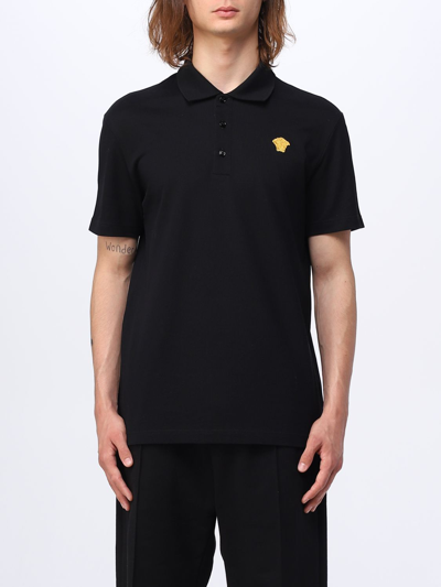 Versace Polo Shirt  Men Color Black