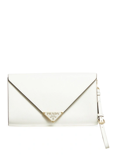 Prada White Chain Wallet Leather Bag – EYE LUXURY CONCIERGE
