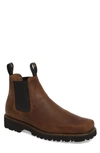 Ariat 'spot Hog' Chelsea Boot In Distressed Brown Leather