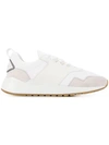 Buscemi Ventura White Leather And Suede Sneakers
