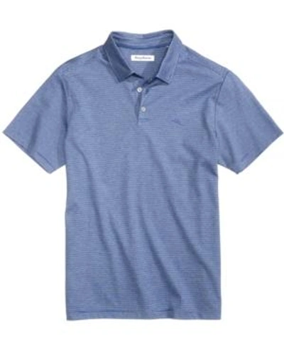 Tommy Bahama Men's Pacific Shore Polo In Eclipse Heather