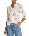 Rails Kate Citrus Print Silk Shirt