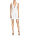 Fore Hardware Detail Fit-and-flare Dress In White
