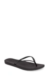 Reef Escape Lux Flip Flop In Black