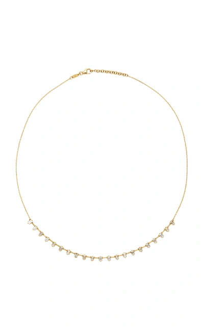 As29 Baguette Diamond & 18k Yellow Gold Necklace