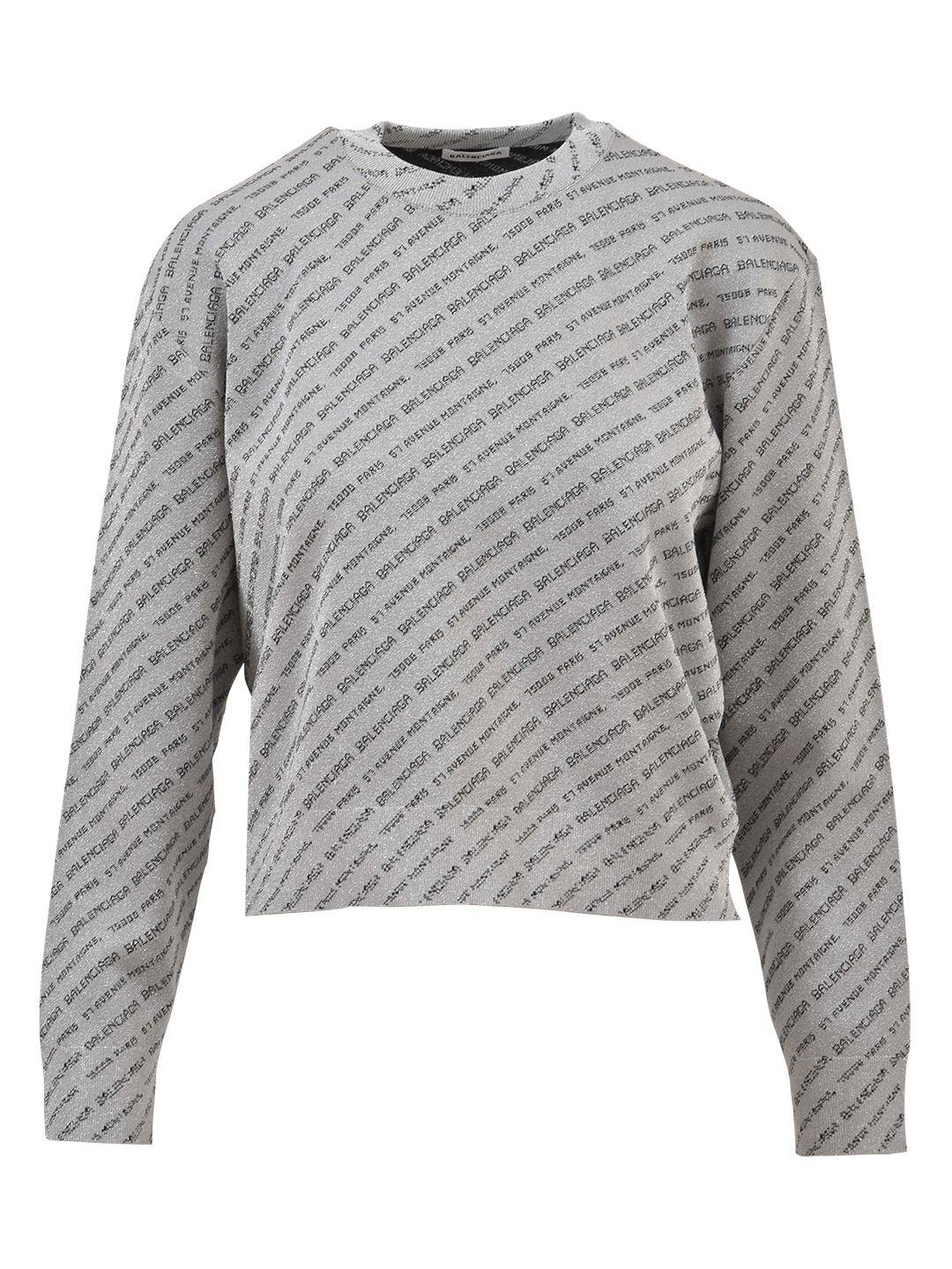 balenciaga grey sweater