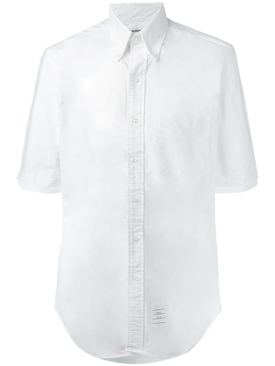 Thom Browne Short-sleeve Shirt In White
