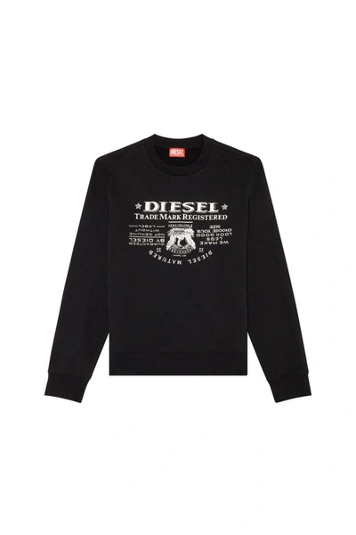 Diesel Sweatshirt With Logo Print In 900