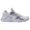Nike Men's Air Huarache Run Casual Shoes, White/grey - Size 12.0
