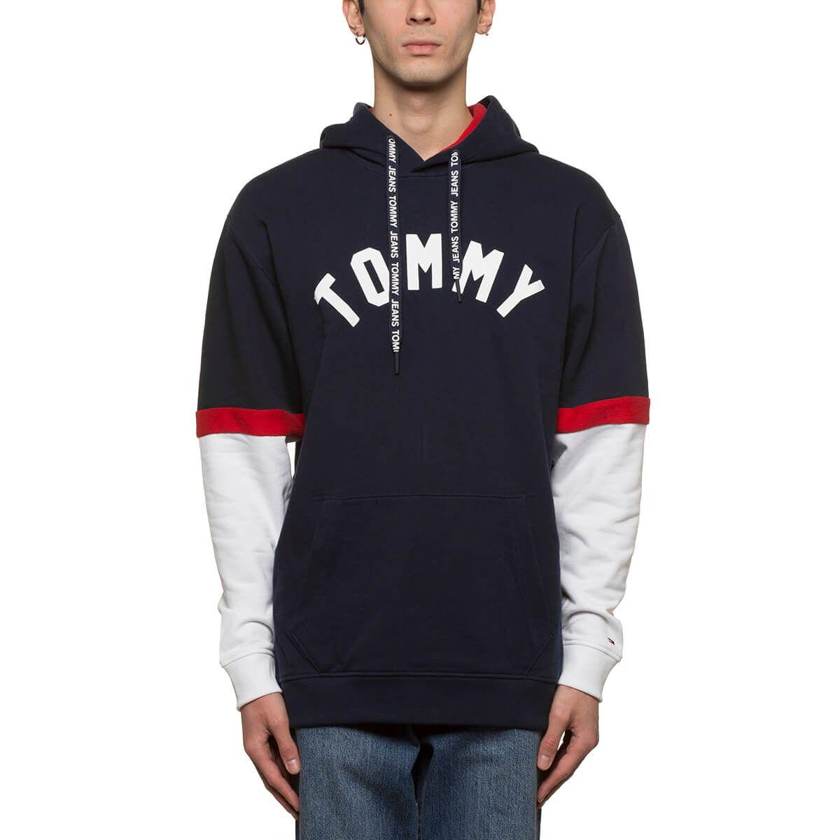 tommy jeans colorblock hoodie