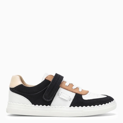 Chloé Kids' Low Multicoloured Trainer N 36-37-38 In Black