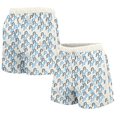 Lusso White Philadelphia Phillies Marge Shorts