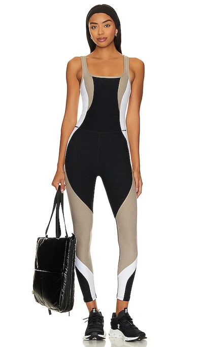 Beyond Yoga Space Dye Jumpsuit In Black