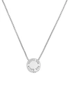 Ted Baker Sebille Sparkle Dot Pendant Necklace In Silver Tone Clear Crystal