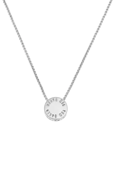 Ted Baker Sebille Sparkle Dot Pendant Necklace In Silver Tone Clear Crystal