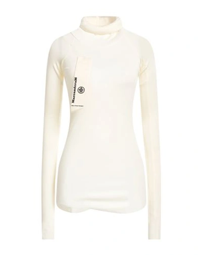 Marcandcram Woman T-shirt Ivory Size Xxs Tencel, Merino Wool In White