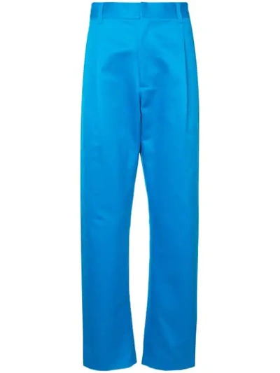 Ex Infinitas Cooler Future Tailored Trousers In Blue